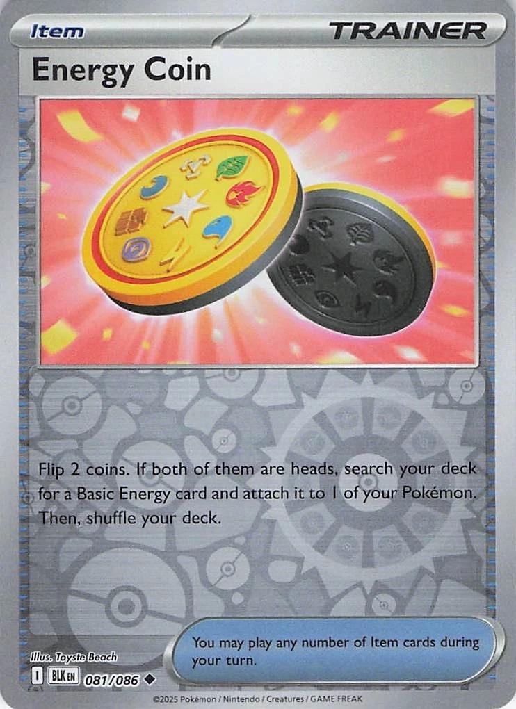 Black Bolt Energy Coin #81/86 reverse holo